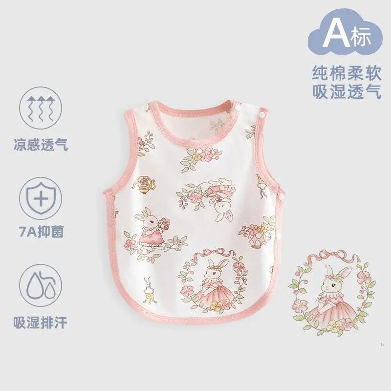 Baby Belly Protector Pure Cotton Summer Bib - Image 10