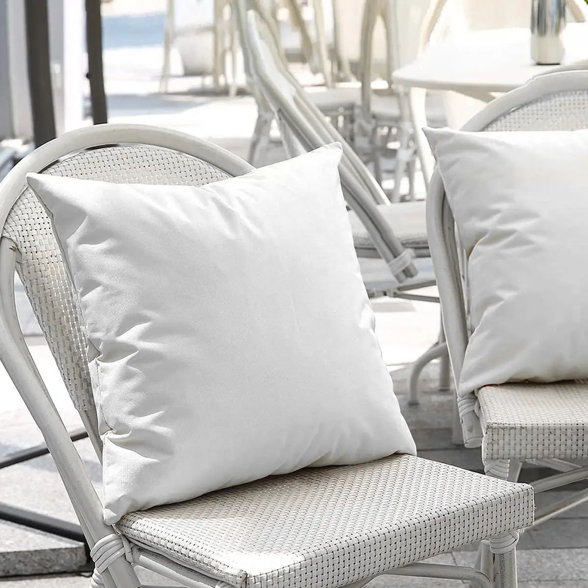 Blue Waterproof Outdoor Pillowcase Cushion Cover