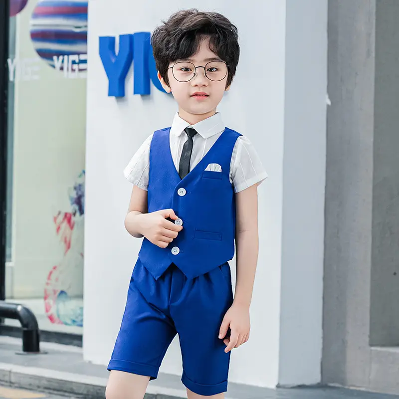 Kids Korean Style 2-Piece Suit Black