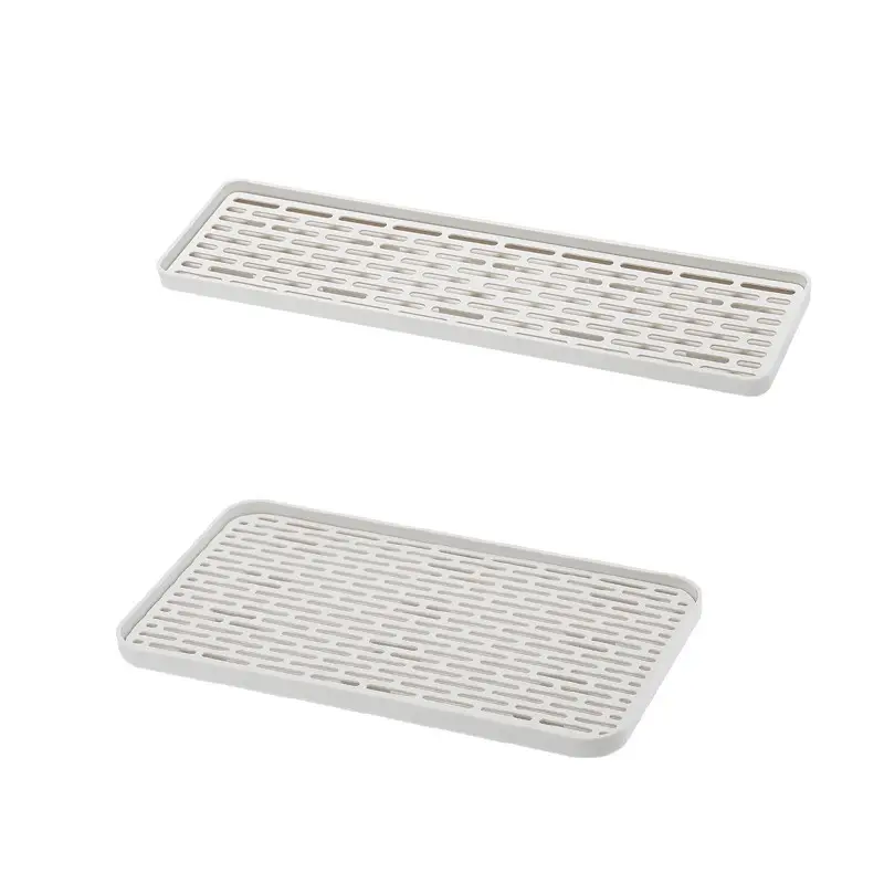 Japanese Double-layer Draining Tray Rectangular Kitchen Water Cup Holder - Image 7