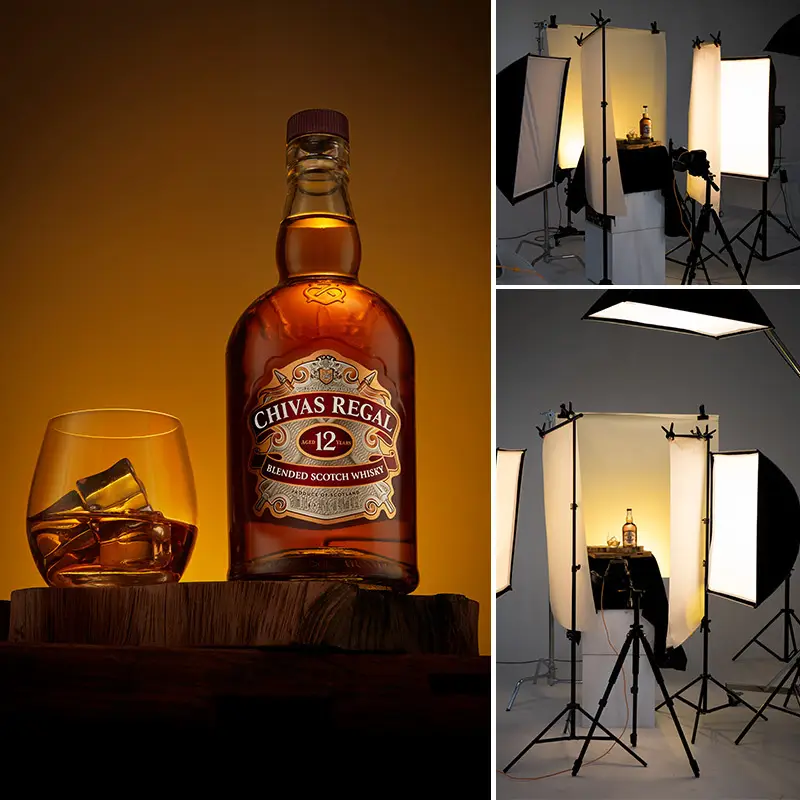 Soft Light Paper Holder Photography Set 80x200cm