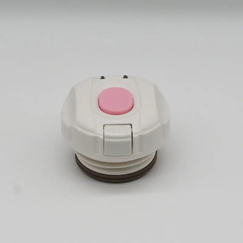 Children's Thermos Cup with Pink Button - Image 2