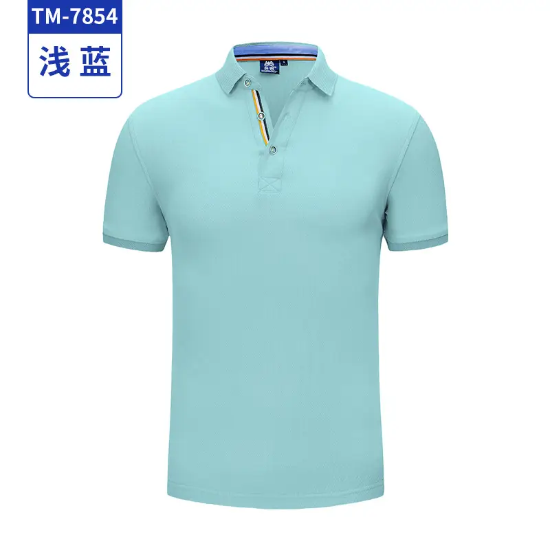 Men Green Polo Shirt with Logo Embroidery - Image 13