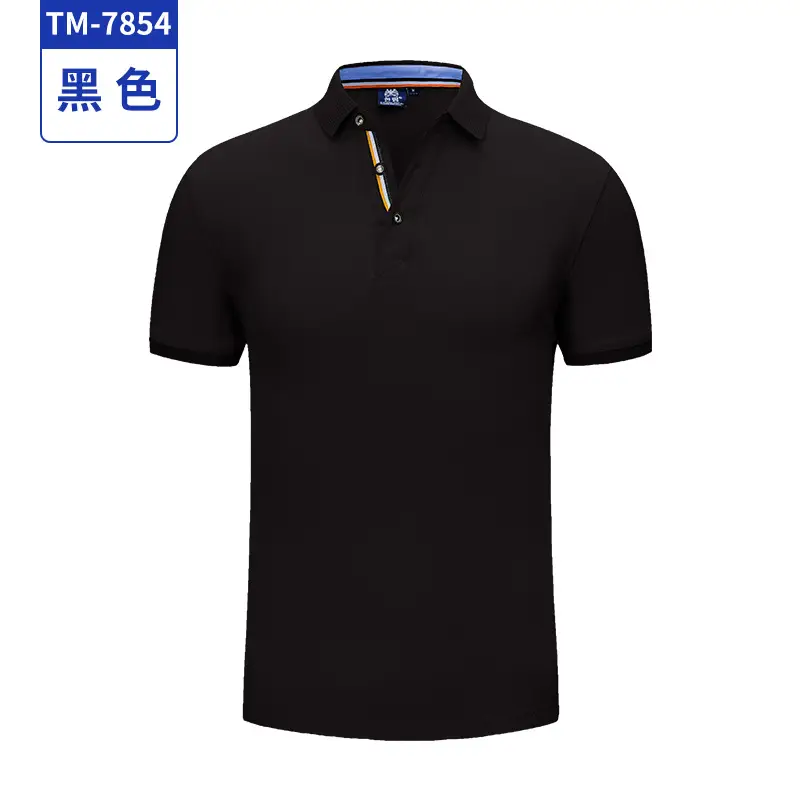 Men Green Polo Shirt with Logo Embroidery - Image 3