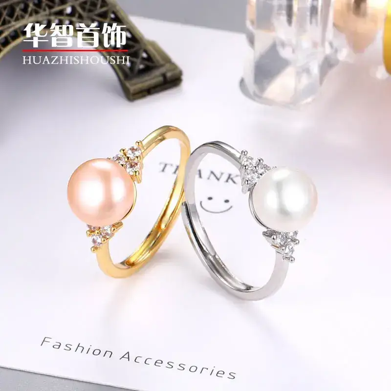 Japanese Pearl Adjustable Ring with Freshwater Design - Image 3