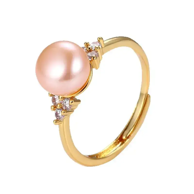 Japanese Pearl Adjustable Ring with Freshwater Design - Image 5
