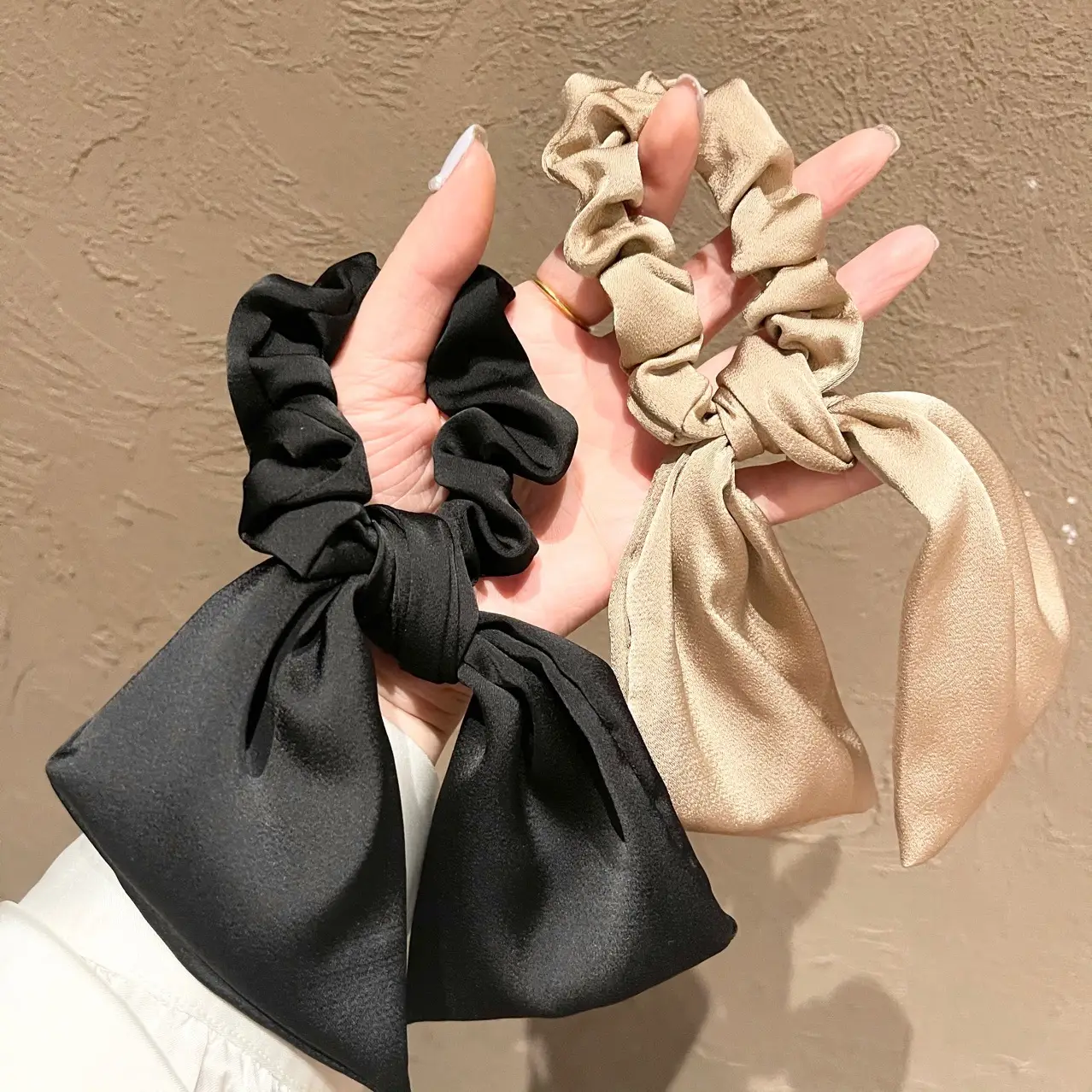 Satin Bowstring Hair Loop for Women Elegant Mori Style — feature 9