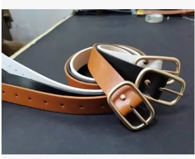 Korean Style Women's Belt Brown Gold Chain - Image 2