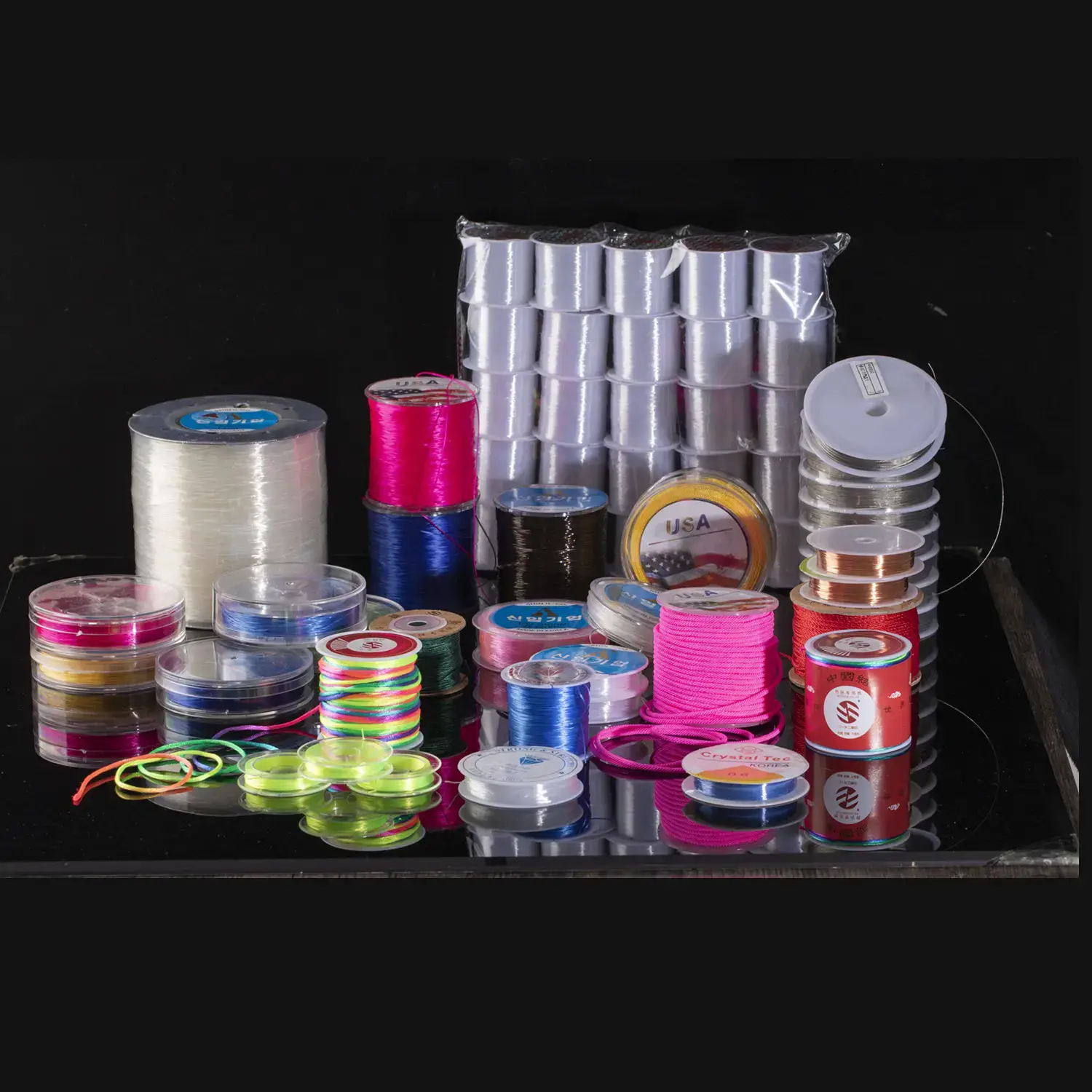 100m Flat Silk Elastic Thread Wenwan