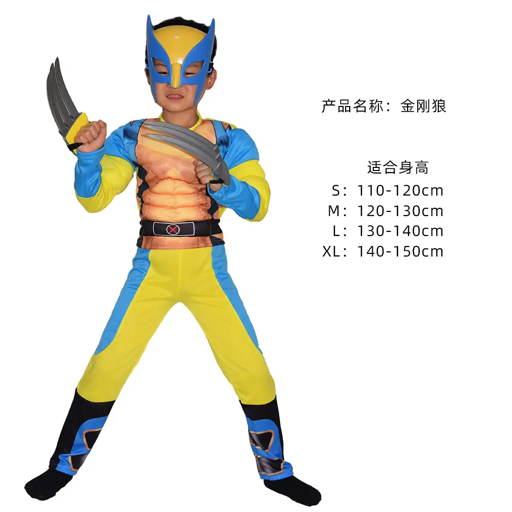 Wolverine Muscle + Normal Mask