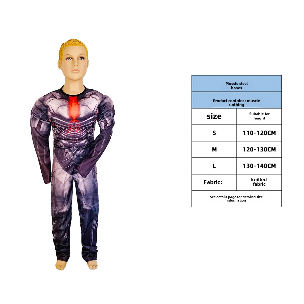 Kids Ghost Blade Cloak Performance Suit Blue Red XL - Image 80