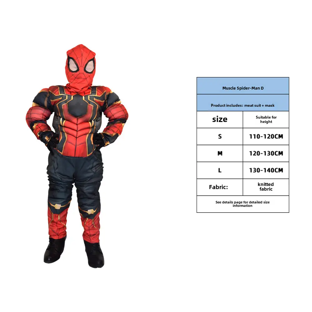 Kids Ghost Blade Cloak Performance Suit Blue Red XL - Image 10