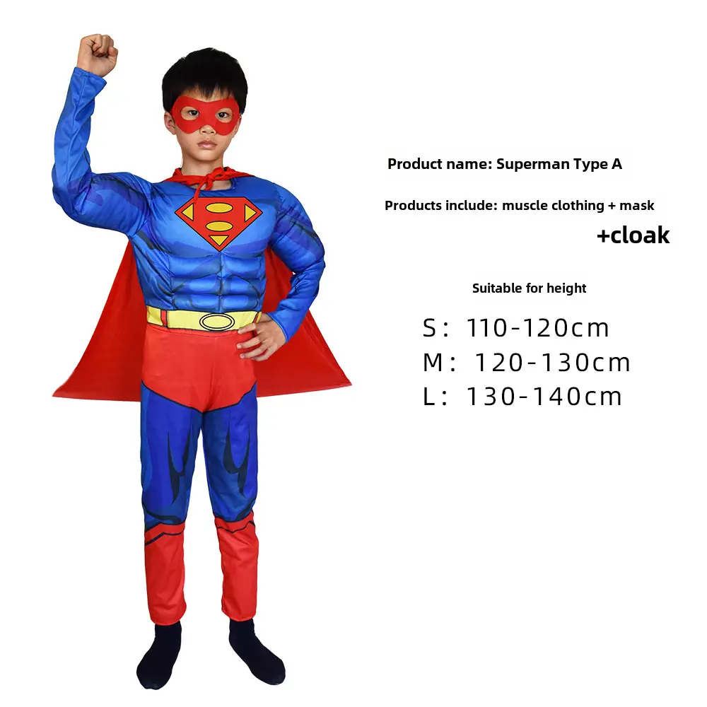 Kids Ghost Blade Cloak Performance Suit Blue Red XL - Image 113