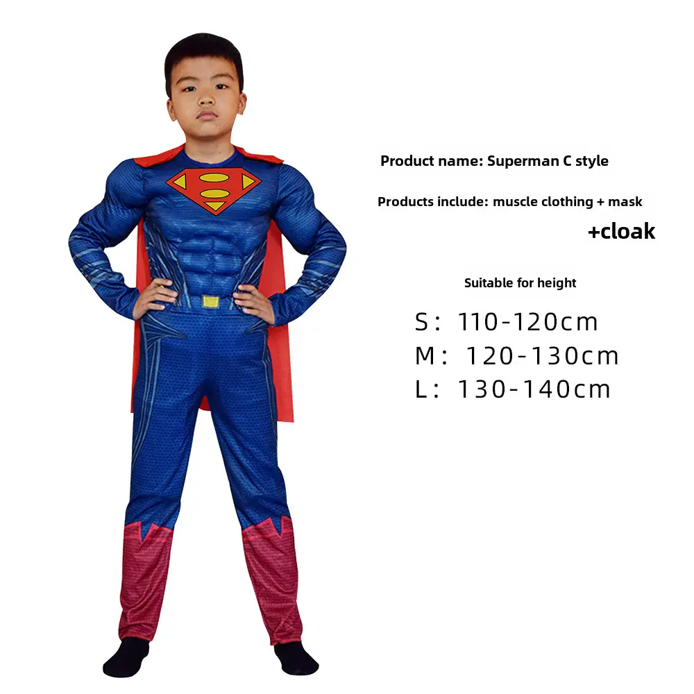 Kids Ghost Blade Cloak Performance Suit Blue Red XL - Image 118