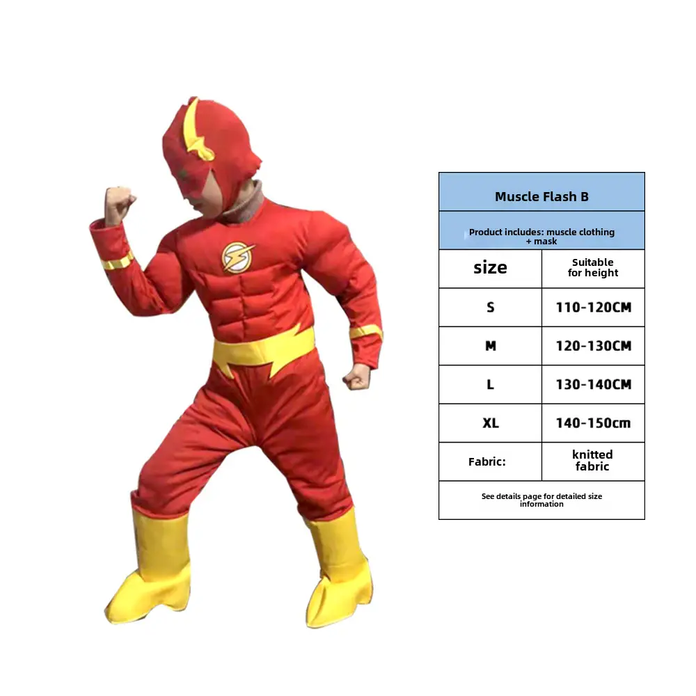 Kids Ghost Blade Cloak Performance Suit Blue Red XL - Image 23