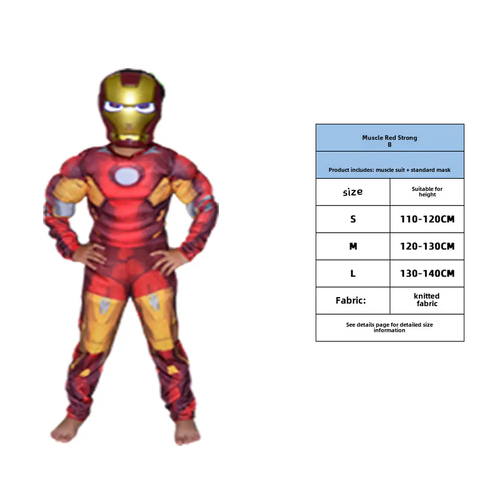 Kids Ghost Blade Cloak Performance Suit Blue Red XL - Image 38