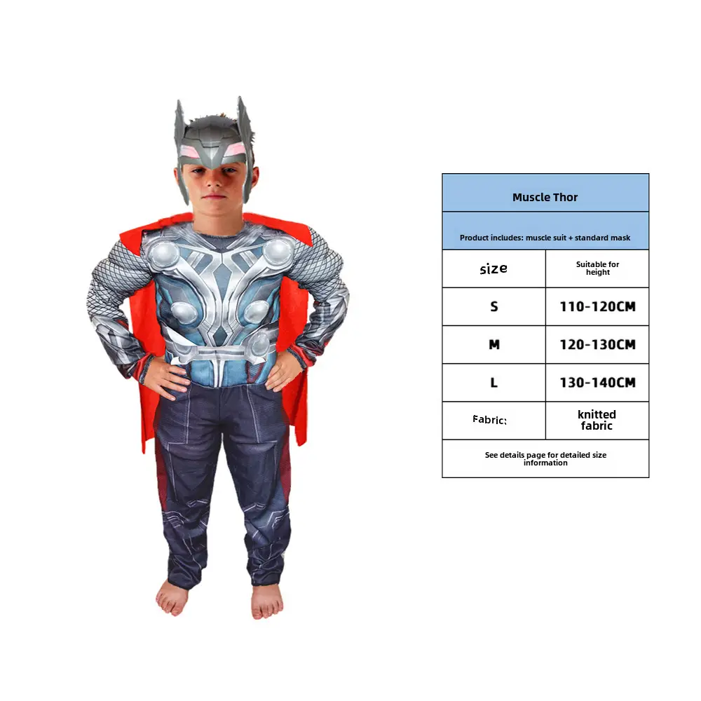 Kids Ghost Blade Cloak Performance Suit Blue Red XL - Image 50