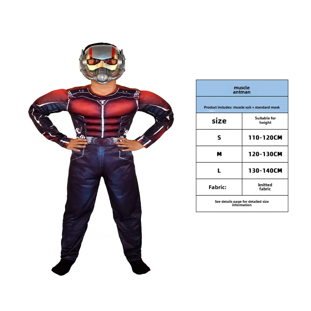 Kids Ghost Blade Cloak Performance Suit Blue Red XL - Image 54