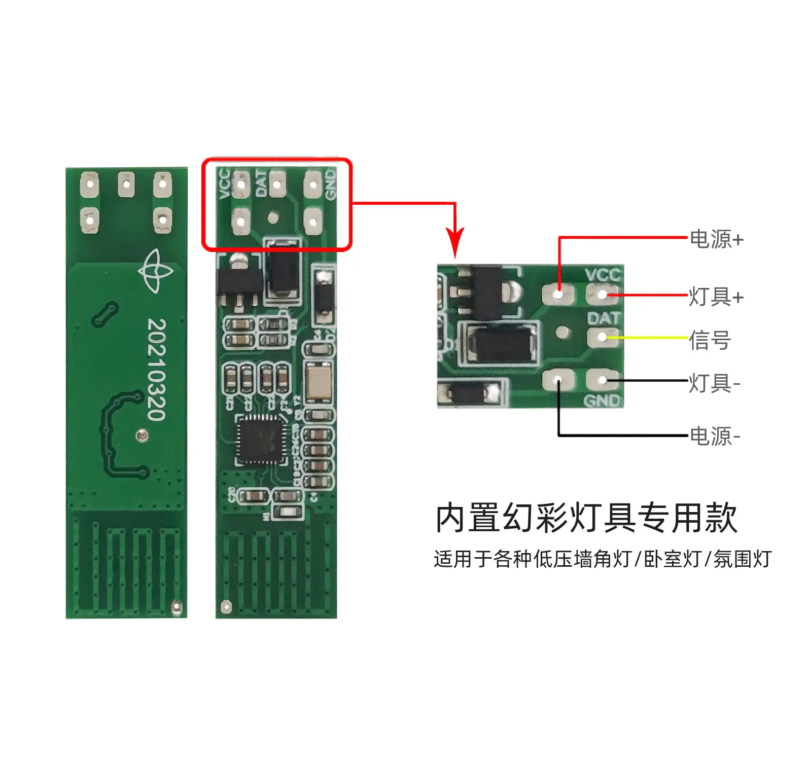 Bluetooth Color Controller Light Strip for Home Use - Image 2