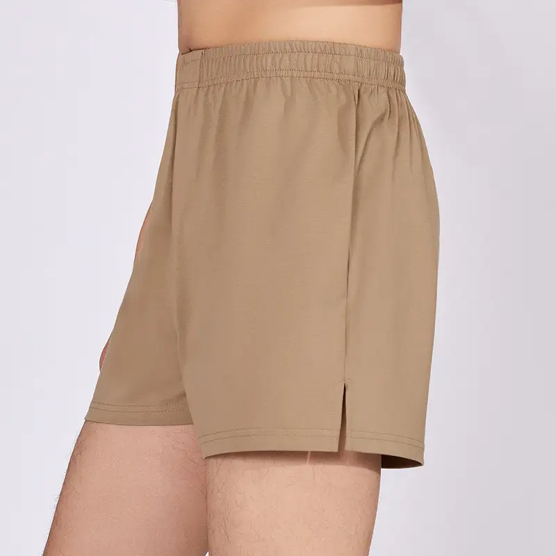 Men's Blue Long Staple Cotton Shorts Spring Summer - Image 9