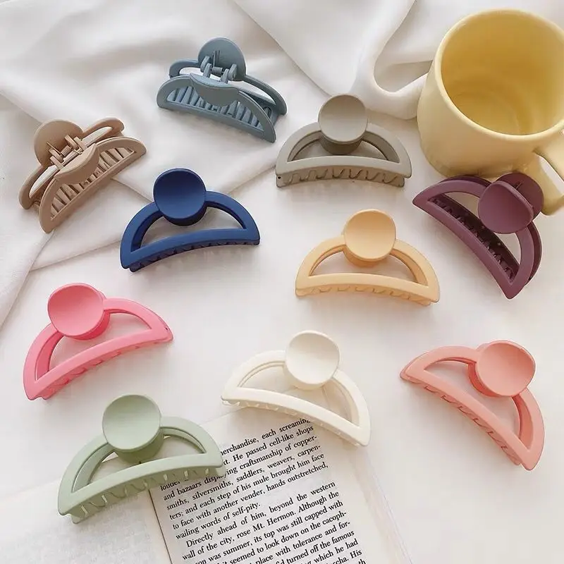 Ins Cream Hair Grab Clip for Girls