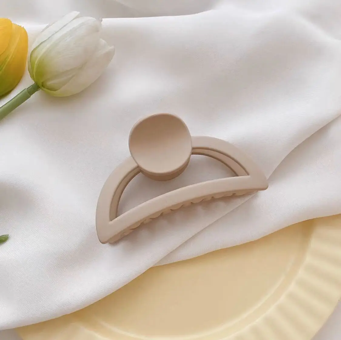 Ins Cream Hair Grab Clip for Girls - Image 9