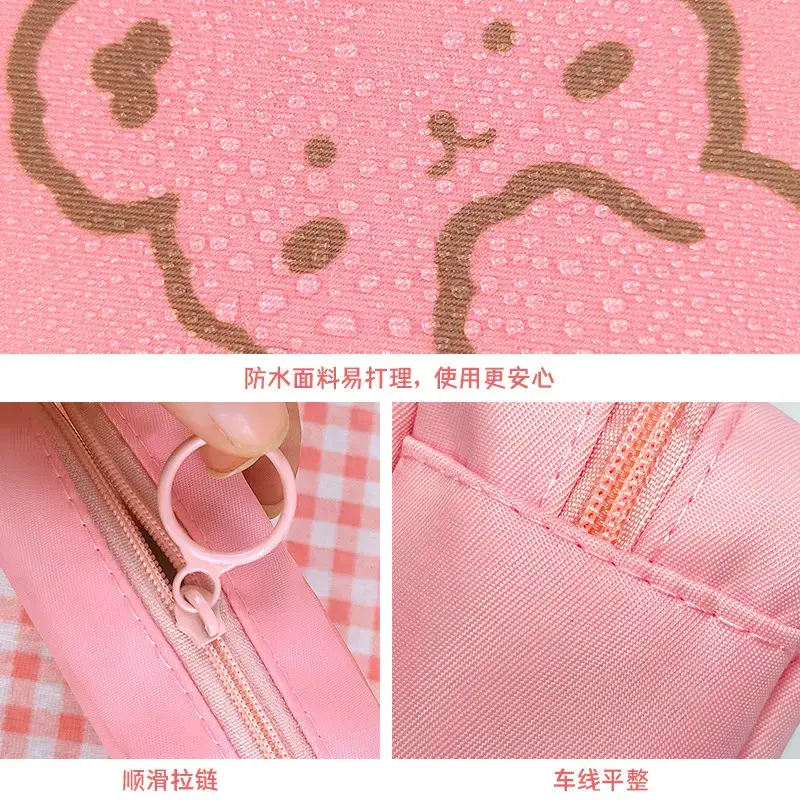 Pink Cartoon Heart Ins Napkin Bag for Girls - Image 6
