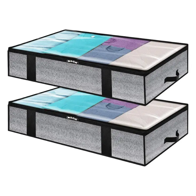 Foldable Quilt Storage Bags for Bed Under Bed Storage