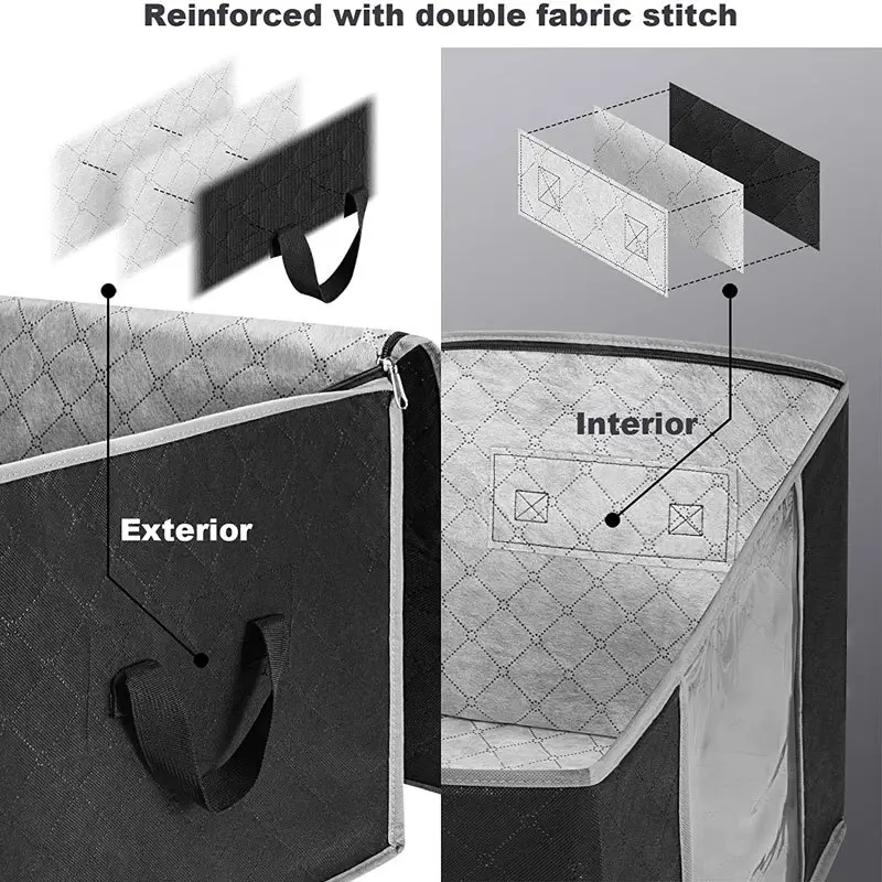 Foldable Quilt Storage Bags for Bed Under Bed Storage — feature 16