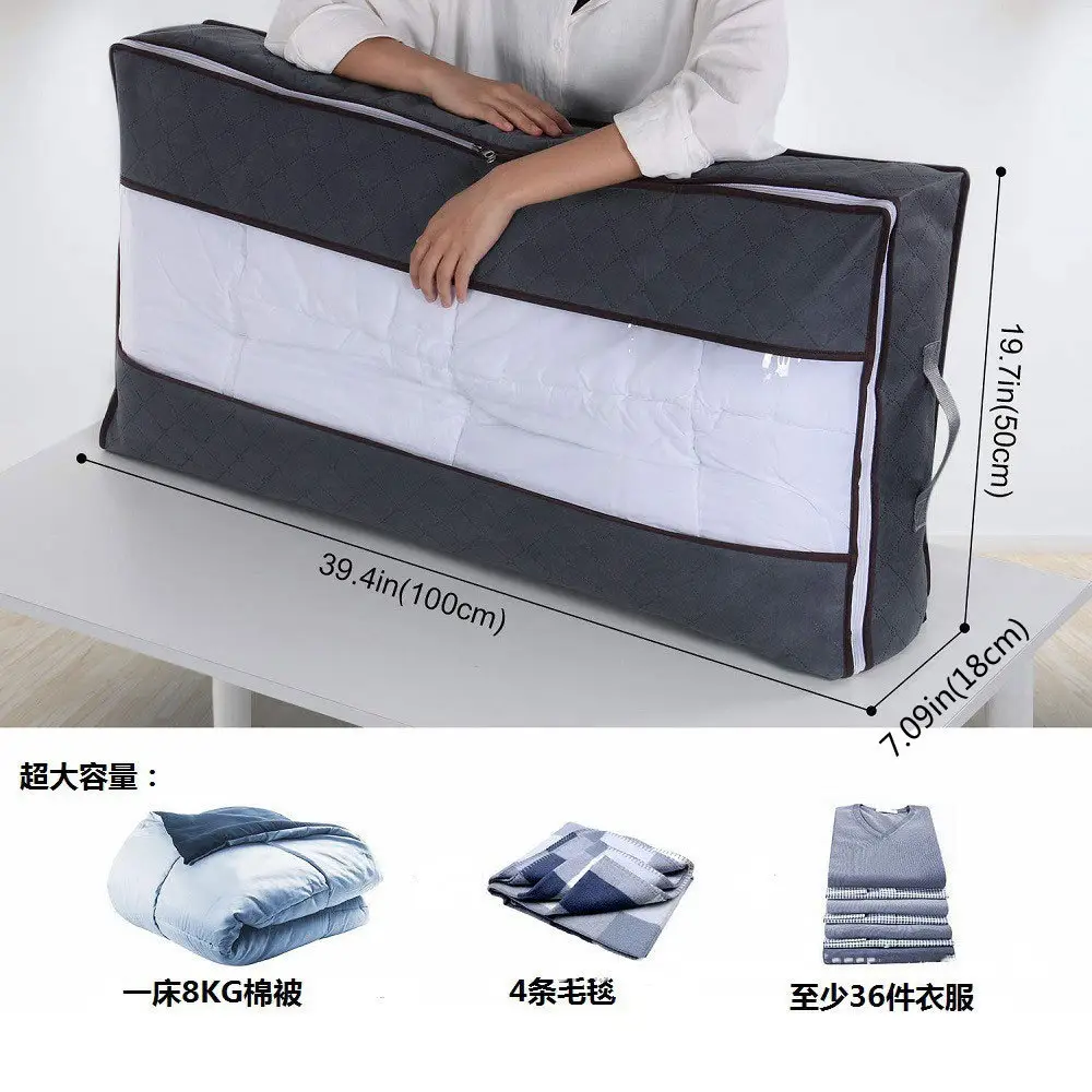 Foldable Quilt Storage Bags for Bed Under Bed Storage - Image 10