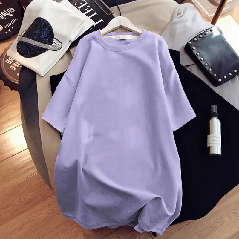 Pregnant Women T-shirt 2023 Cotton Loose Mid Length - Image 28
