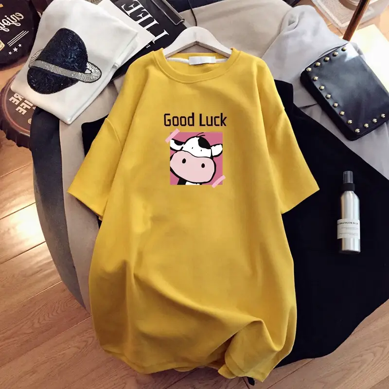 Pregnant Women T-shirt 2023 Cotton Loose Mid Length — feature 11