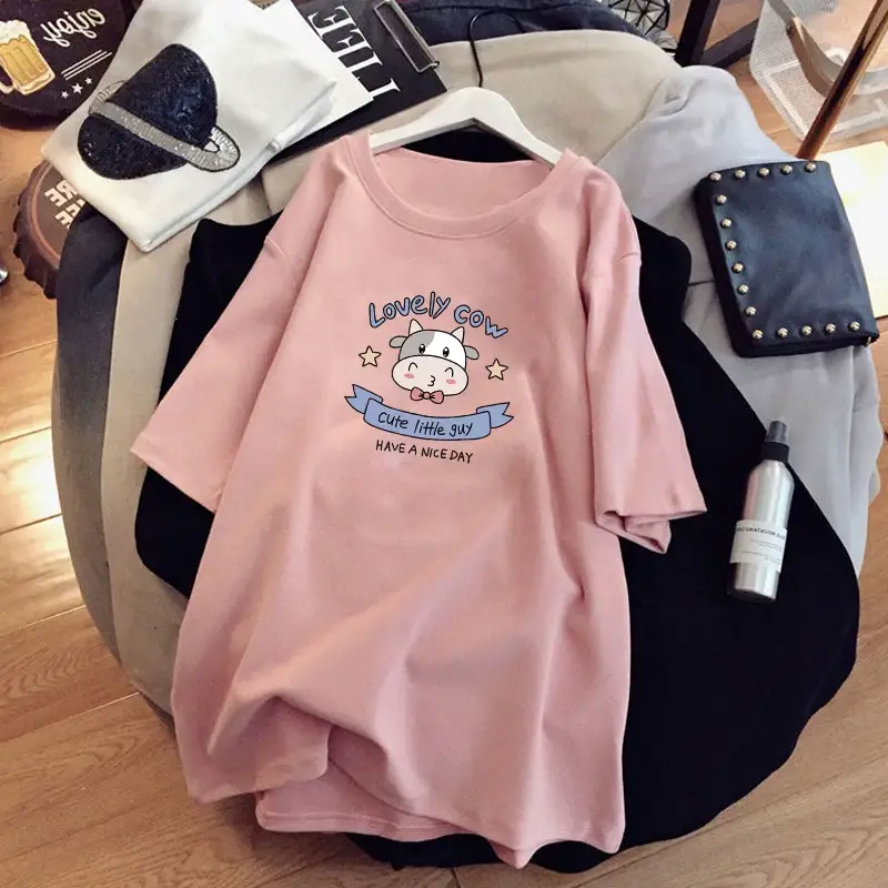 Pregnant Women T-shirt 2023 Cotton Loose Mid Length — feature 15