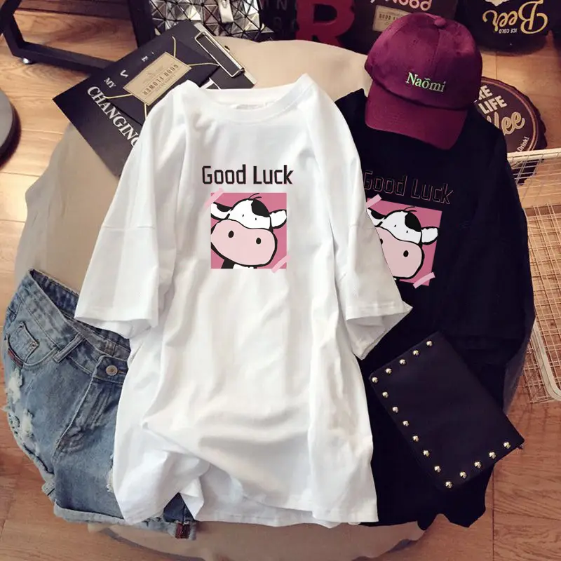 Pregnant Women T-shirt 2023 Cotton Loose Mid Length - Image 13