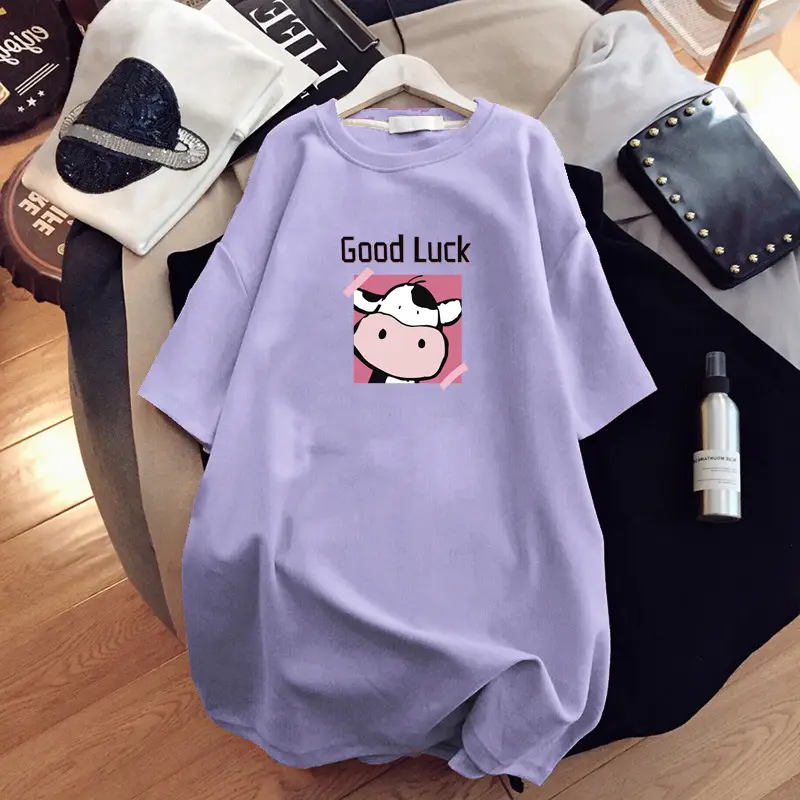 Pregnant Women T-shirt 2023 Cotton Loose Mid Length - Image 14
