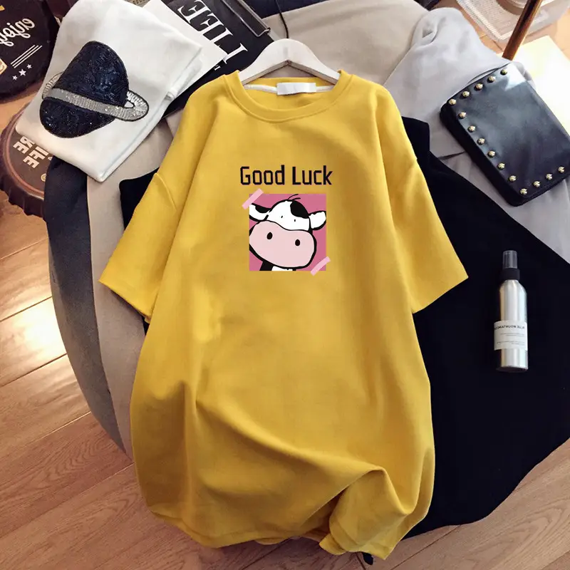 Pregnant Women T-shirt 2023 Cotton Loose Mid Length - Image 15