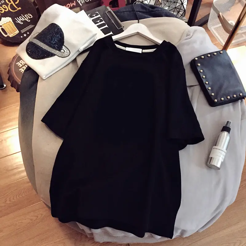 Pregnant Women T-shirt 2023 Cotton Loose Mid Length - Image 22