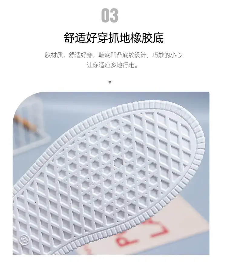 White Women's Casual Flat Shoes 2025 Spring — feature 7