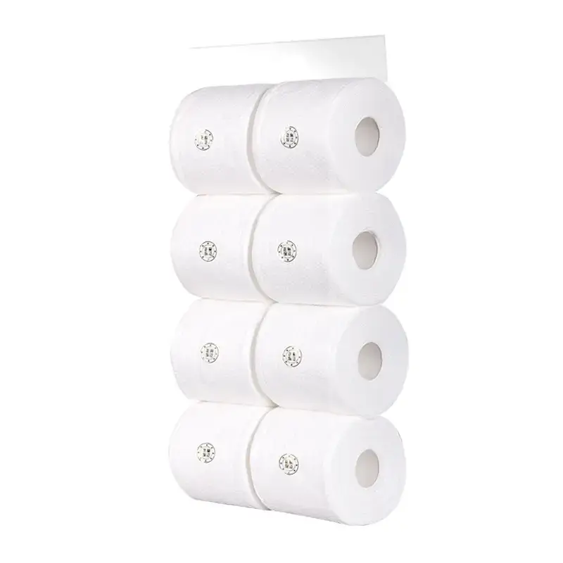 White Roll-Type Disposable Face Towels 6 Pack - Image 3