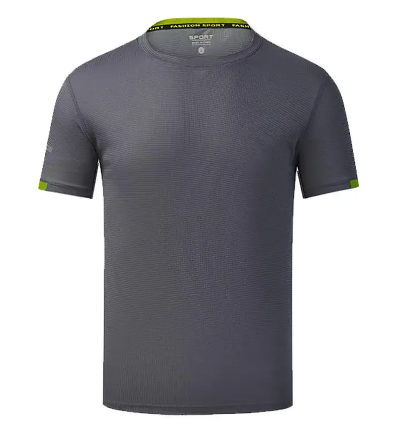 Ice Silk Polo Shirt Black Yellow Quick Dry - Image 16