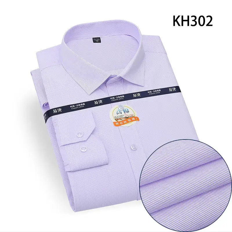 Men's Lavender Long Sleeve Shirt with Matching Trouser