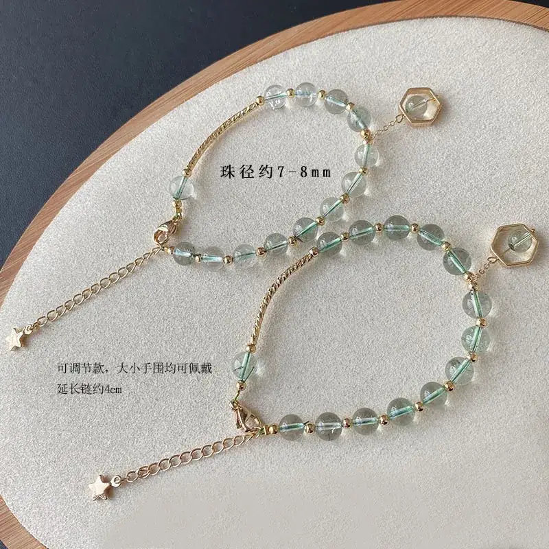 Jingyao Green Ghost Crystal Bracelet for Women