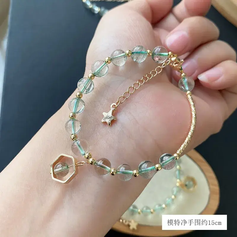 Jingyao Green Ghost Crystal Bracelet for Women
