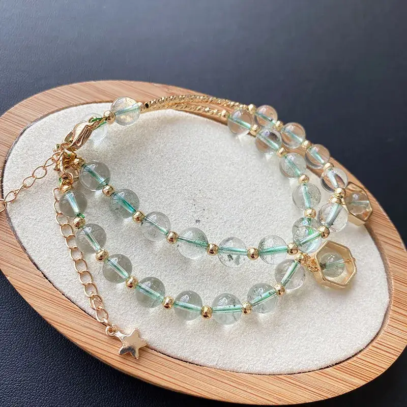 Jingyao Green Ghost Crystal Bracelet for Women
