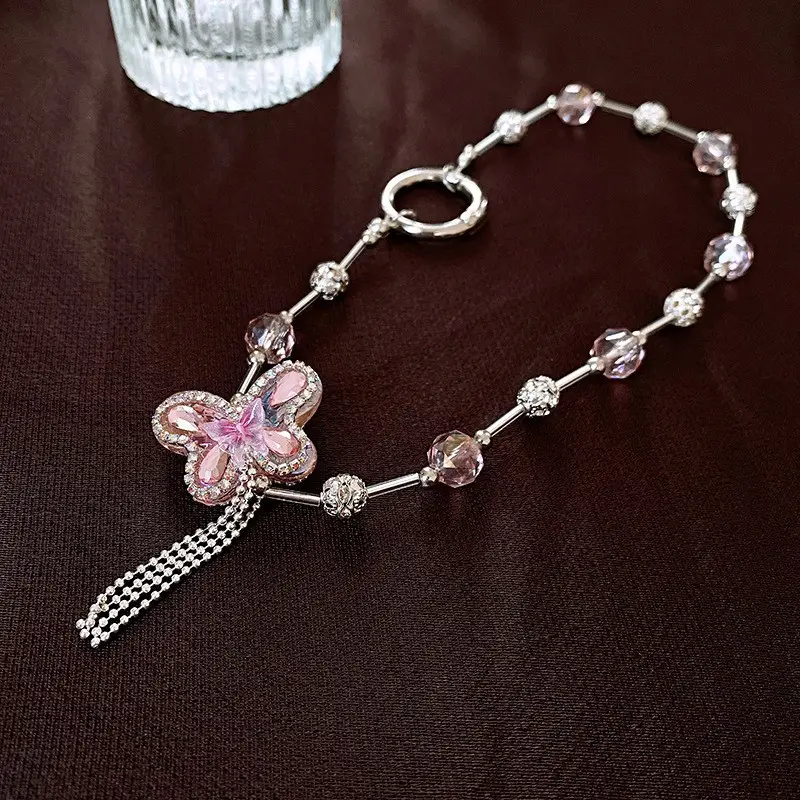 Flower & Cat's Eye Bracelet for Women Adjustable Silver