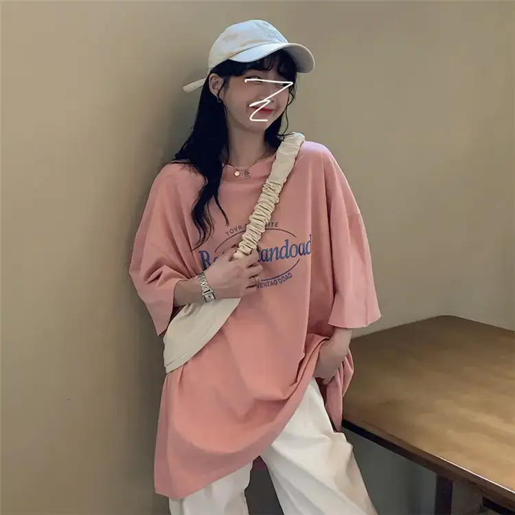 Women Retro Print Loose Fit T-Shirt Summer 2025 - Image 7