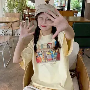 Women Retro Print Loose Fit T-Shirt Summer 2025 — feature 12