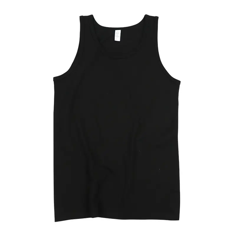 230g Heavy Japanese Men's White Vest Summer Loose Sports Undershirt Pure Cotton Waistcoat Sleeveless Men's Top