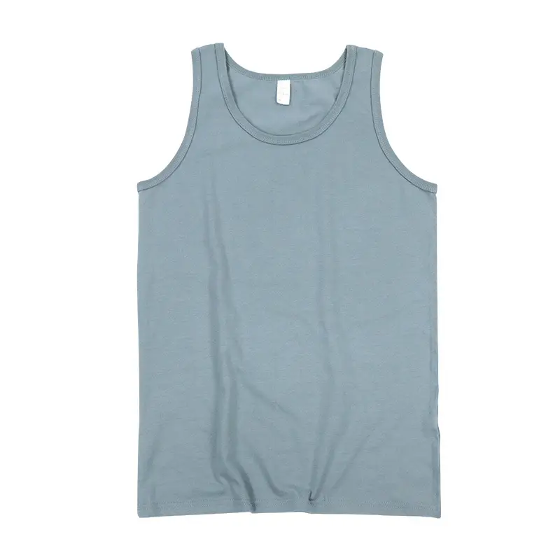 230g Heavy Japanese Men's White Vest Summer Loose Sports Undershirt Pure Cotton Waistcoat Sleeveless Men's Top