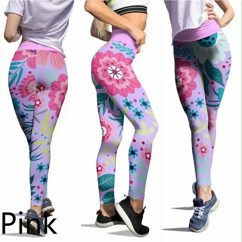 2021 Printed Yoga Pants 9 Color 8 Yards - Image 13
